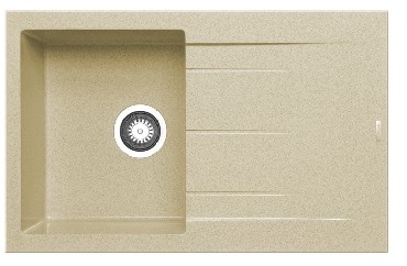 Zlewozmywak z ociekaczem Pyramis ALAZIA (79x50) 1B 1D