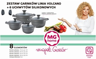 Zestaw garnkw MG home KPL 8 EL VOLCANO