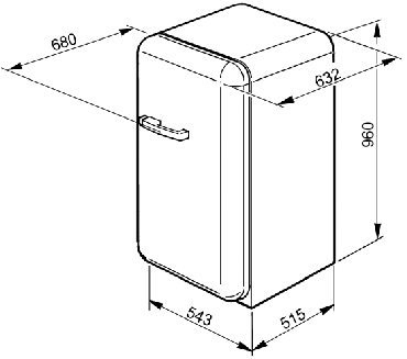 Chodziarka Smeg FAB10HRB