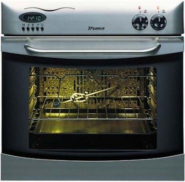 Piekarnik z pyt gazow Mastercook O8TCRP X + GC 64 SI
