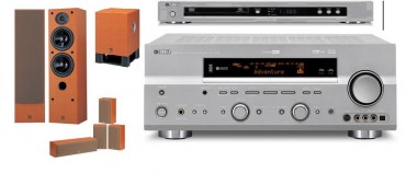 Zestaw kina domowego Yamaha RXV-659+DVD-657+NS45+NSP70+SW030
