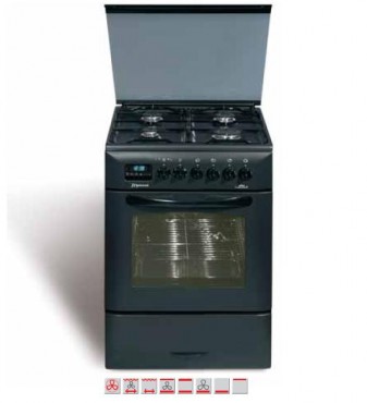 Kuchnia elektryczna z pyt gazow Mastercook KGE 7340 N RETRO