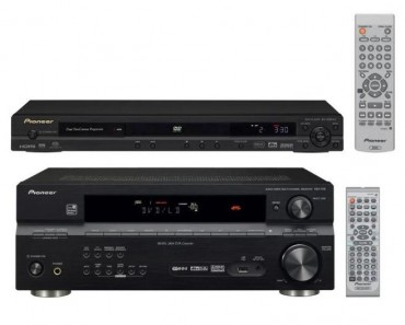 Zestaw kina domowego bez gonikw Pioneer VSX-516 + DV-696