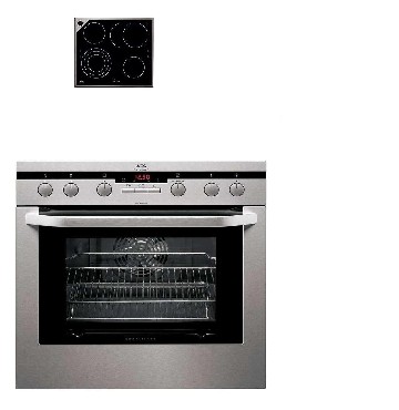 Piekarnik elektr. z pyt ceramiczn AEG-Electrolux E 5745-5 M + 61300 M MN