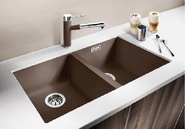 Komora podwieszana Blanco SUBLINE 350/350-U PuraDur II bez korka automatycznego