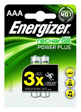 Akumulatorki Energizer AKUMULATOR ENERGIZER POWER PLUS (850 mAh) AAA/2 szt.