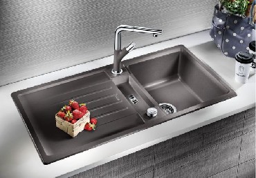 Zlewozmywak z ociekaczem Blanco LEXA 5S Silgranit PDUR2 z k.aut