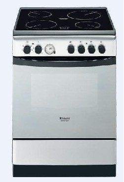 Kuchnia elektryczna z pyt ceramiczn Hotpoint-Ariston CE6VM3 (X) R /HA S