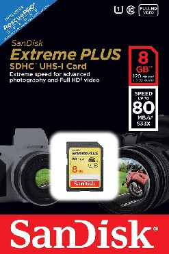Karta pamici SanDisk KARTA EXTREME SDHC 8 GB