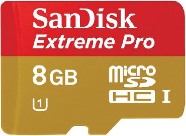 Karta pamici SanDisk KARTA microSDHC 8 GB EXTREME PRO