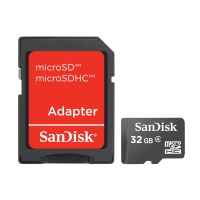 Karta pamici z adapterem SanDisk microSDHC 32 GB + adapter SD