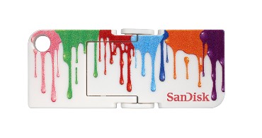 Przenona pami USB SanDisk DYSK USB 2.0 CRUZER POP 8 GB PAINT