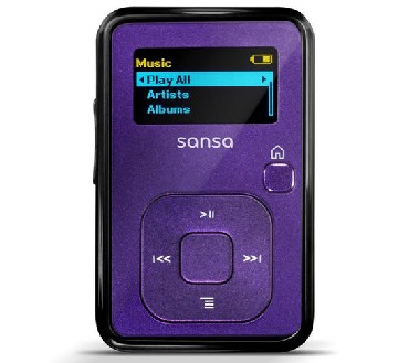Przenony odtwarzacz mp3 SanDisk SANSA CLIP 4 GB FM Indigo