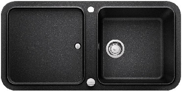 Zlewozmywak z ociekaczem Blanco YOVA XL 6S Silgranit PuraDur II z korkiem aut. i desk� z drewna jesionowego