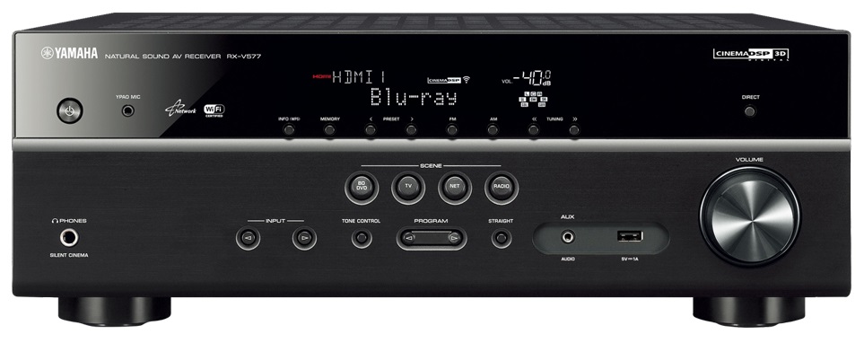 YAMAHA AVアンプ RX-V577 Yamaha RX-V577 (RXV 577) amplituner kina domowego z 4K i