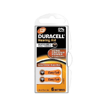 Bateria do aparatw suchowych Duracell DA 13 EasyTab