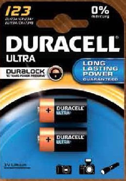 Baterie Duracell 123 Ultra M3 B2
