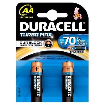 Baterie Duracell LR 6 / AA / MN1500 (K2) TURBO MAX