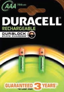 Akumulatorki Duracell HR03 / AAA B2 750 mAh