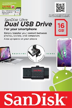 Przenona pami USB SanDisk DYSK SANDISK ULTRA DUAL USB DRIVE 16 GB