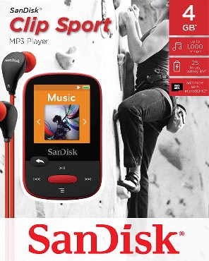 Przenony odtwarzacz mp3 SanDisk SDMX24-004G-G46R