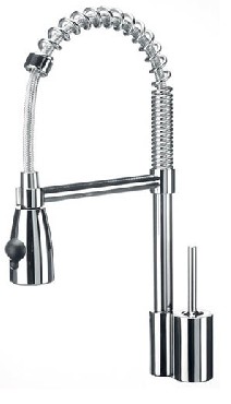 Bateria stojca z wycigan wylewk Elleci CHEF chrome
