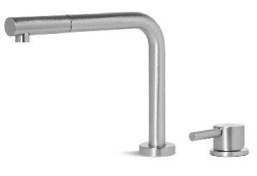 Bateria stojca z wycigan wylewk Elleci TEVERE Inox