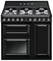 Kuchnia elektryczna z pyt gazow Smeg TR93BL