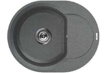 Zlewozmywak z ociekaczem Elleci Easy Round 600 METALTEK