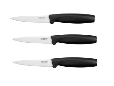 Zestaw noy Fiskars Zestaw noy do obierania 3 szt. black