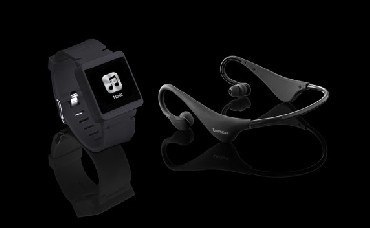 Przenony odtwarzacz mp3 Lenco MP3 Sportwatch 100 + BH-100