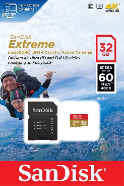 Karta pamici SanDisk EXTREME microSDHC 32 GB 60MB/s