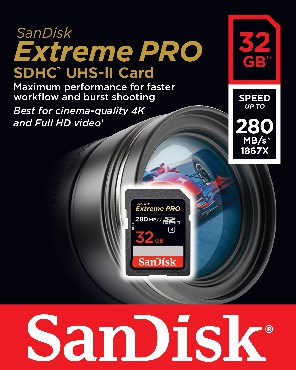 Karta pamici SanDisk EXTREME PRO SDHC 32 GB