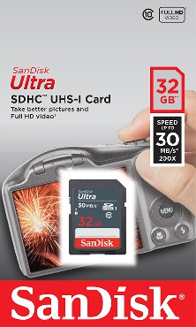 Karta pamici SanDisk ULTRA SDHC 32GB 30MB/s UHS-I Class 10