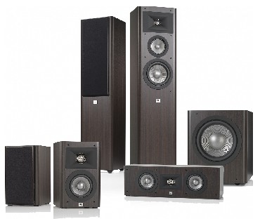 Zestaw gonikw kina domowego JBL STUDIO 2 PACK 270 5.1 - brzowy espresso