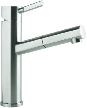 Bateria zlewozmywakowa stojca Villeroy & Boch COMO SHOWER STYLE stal szczotkowana