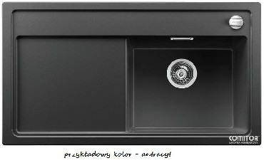 Zlewozmywak z ociekaczem Blanco ZENAR 5S-F Silgranit PuraDur II z korkiem aut. i desk jesionow