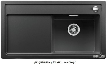 Zlewozmywak z ociekaczem Blanco ZENAR 5S Silgranit PuraDur II z korkiem aut. bez akcesori�w