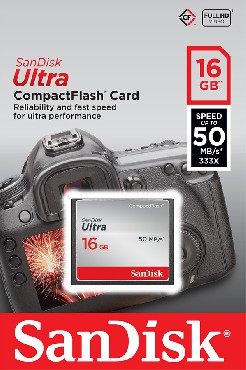 Karta pamici SanDisk ULTRA CF 16 GB