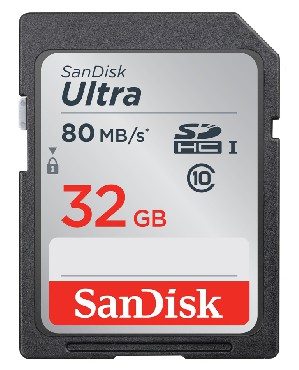 Karta pamici SanDisk ULTRA SDHC 32GB 80MB/s UHS-I Class 10
