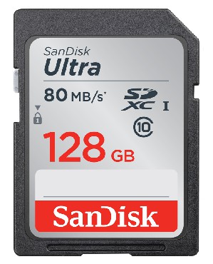 Karta pamici SanDisk ULTRA SDXC 128GB 80MB/s UHS-I Class 10