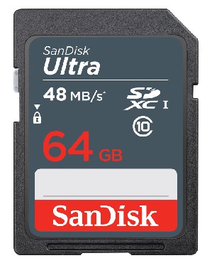 Karta pamici SanDisk ULTRA SDXC 64GB 48MB/s UHS-I Class 10