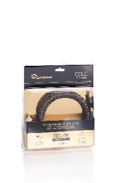 Kabel HDMI . SKYMASTER H371 (4k) Gold Edition 1.5m