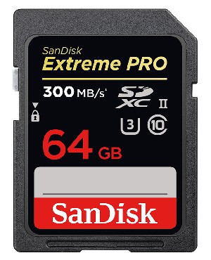 Karta pamici SanDisk EXTREME PRO SDXC 64GB - 300MB/s UHS-II