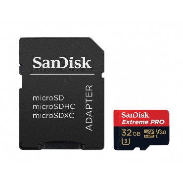 Karta pamici SanDisk EXTREME PRO microSDHC 32GB 95/90 MB/s  U3 V30 UHS-I MOBILE