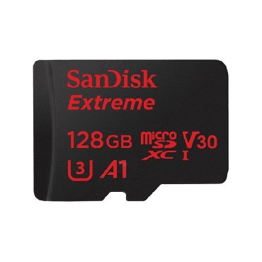 Karta pamici SanDisk EXTREME microSDXC 128 GB 100/90 MB/s A1 C10 V30 UHS-I U3 - GoPro