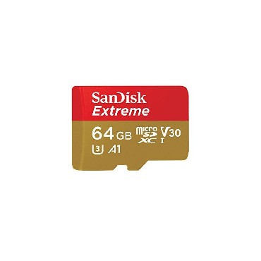 Karta pamici SanDisk EXTREME microSDXC 64 GB 100/60 MB/s A1 C10 V30 UHS-I U3 - GoPro