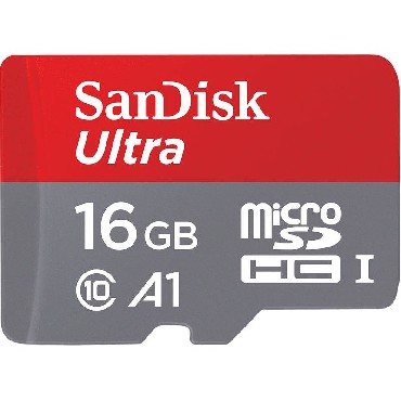 Karta pamici SanDisk ULTRA microSDHC 16 GB 98MB/s A1 Cl.10 UHS-I + ADAPTER