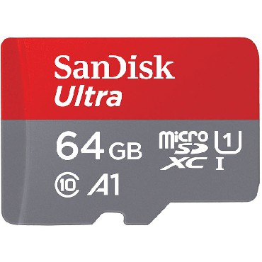 Karta pamici SanDisk ULTRA microSDXC 64 GB 100MB/s A1 Cl.10 UHS-I + ADAPTER
