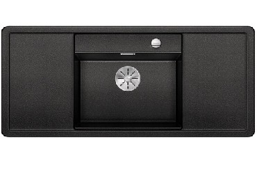 Zlewozmywak Blanco ALAROS 6S-F Silgranit PuraDur dwie deski z bia�ego szk�a z korkiem InFino i korkiem aut.